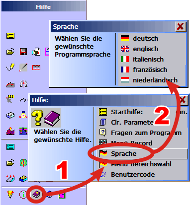 Sprachumschaltung